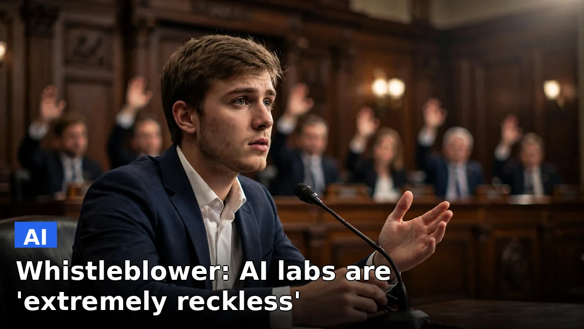 Jacob Coxon testifying before the New York City Council at the Oct. 5 AI safety hearing